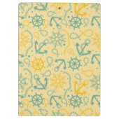 Achtergrond met anker, touwen klembord (Achterkant)