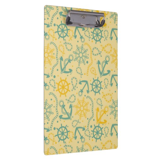 Achtergrond met anker, touwen klembord (Rechts)