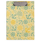 Achtergrond met anker, touwen klembord (Voorkant)