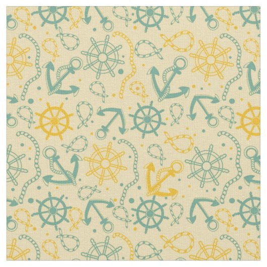 Achtergrond met anker, touwen stof (Close Up)