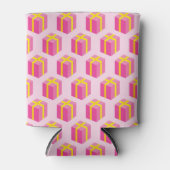 Achtergrond met cadeaus blikjeskoeler (Voorkant)