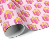 Achtergrond met cadeaus cadeaupapier (Rol Hoek)