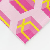 Achtergrond met cadeaus fleece deken (Hoek)