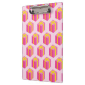 Achtergrond met cadeaus klembord (Links)