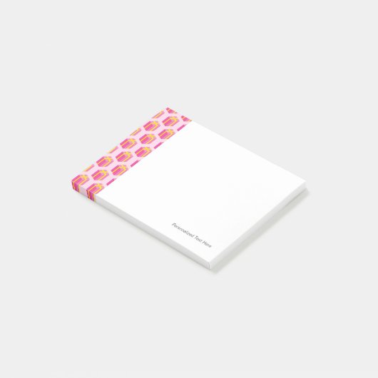 Achtergrond met cadeaus post-it® notes (Schuin)