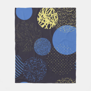 Achtergrond met cirkels.  abstract kleurrijk fleece deken