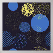 Achtergrond met cirkels.  abstract kleurrijk poster (Voorkant)