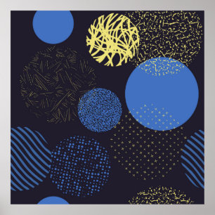 Achtergrond met cirkels.  abstract kleurrijk poster