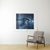 Achtergrond met eenhoornthema wandkleed (In Situ (horizontaal))