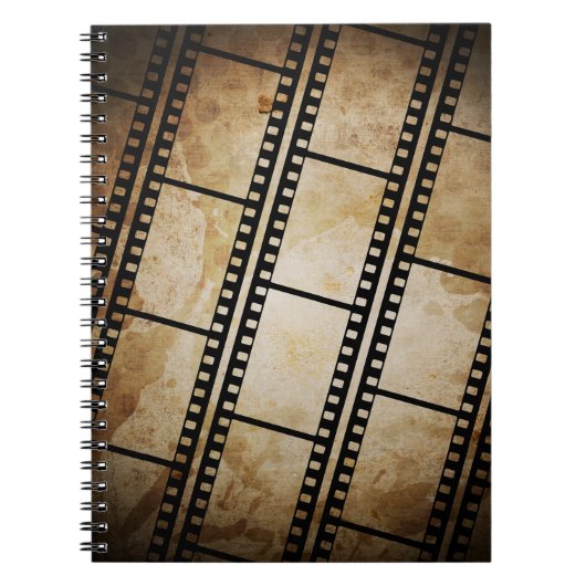  achtergrond met filmkader, foto's, abs notitieboek (Voorkant)