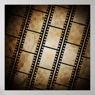 achtergrond met filmkader, foto's, abs poster