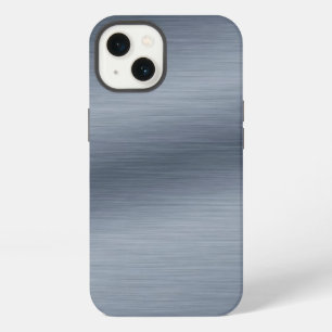 Achtergrond met geborsteld staal look iPhone 13 hoesje