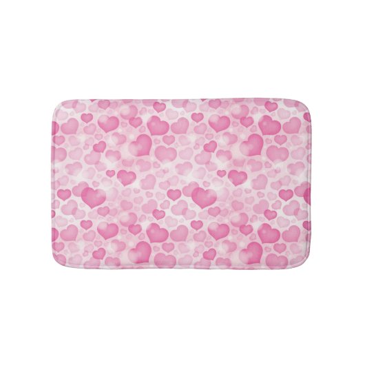 Achtergrond met hart badmat (Voorkant)