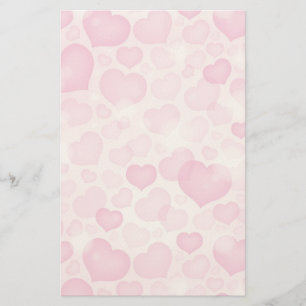 Achtergrond met hart briefpapier