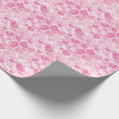 Achtergrond met hart cadeaupapier (Hoek)