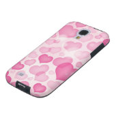 Achtergrond met hart Case-Mate samsung galaxy hoesje (Onderkant)