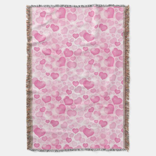 Achtergrond met hart deken (Voorkant Verticaal)