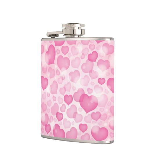 Achtergrond met hart heupfles (Links)