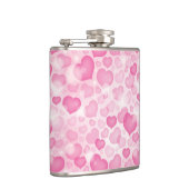 Achtergrond met hart heupfles (Rechts)