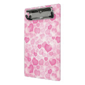 Achtergrond met hart mini klembord (Angled2)