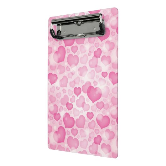 Achtergrond met hart mini klembord (Angled2)