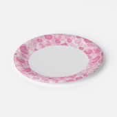 Achtergrond met hart papieren bordje (Gekanteld)