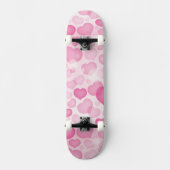 Achtergrond met hart skateboard (Voorkant)
