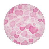 Achtergrond met hart snijplank (Voorkant)