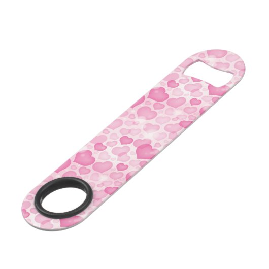 Achtergrond met hart speed flessenopener (Achterkant Gekanteld)