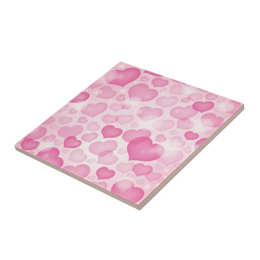 Achtergrond met hart tegeltje (Zijkant)