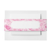 Achtergrond met hart uitnodigingen wikkel (Voorkant Voorbeeld)