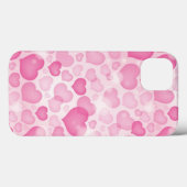 Achtergrond met harten Case-Mate iPhone case (Achterkant (horizontaal))