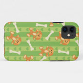 achtergrond met honden en botten Case-Mate iPhone case (Achterkant (horizontaal))
