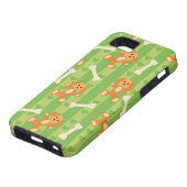 achtergrond met honden en botten Case-Mate iPhone case (Onderkant)