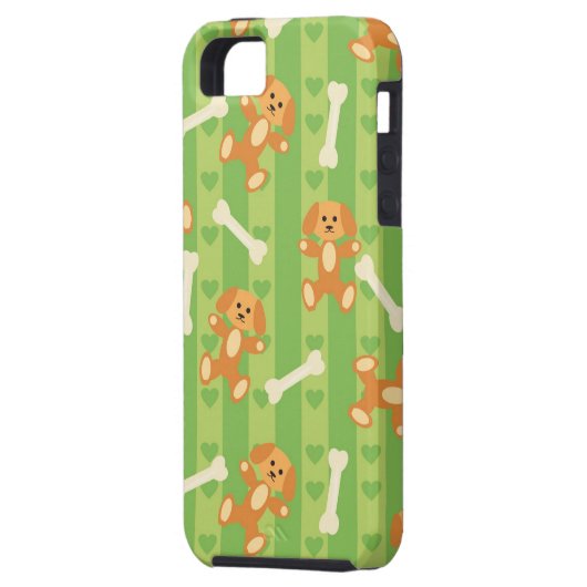achtergrond met honden en botten Case-Mate iPhone case (Achterkant Links)
