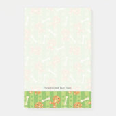 achtergrond met honden en botten post-it® notes (Voorkant)