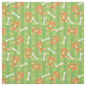 achtergrond met honden en botten stof (Swatch)