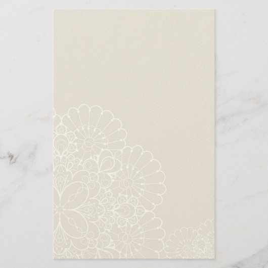 Achtergrond met kant-en-klaar briefpapier (Voorkant)