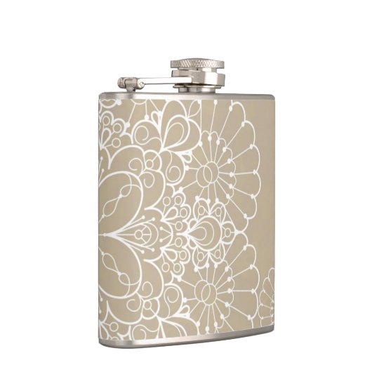 Achtergrond met kant-en-klaar heupfles (Rechts)