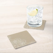 Achtergrond met kant-en-klaar kartonnen onderzetters (Insitu)