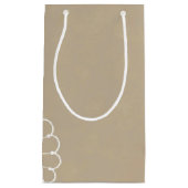 Achtergrond met kant-en-klaar klein cadeauzakje (Voorkant)