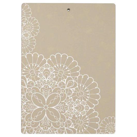 Achtergrond met kant-en-klaar klembord (Achterkant)