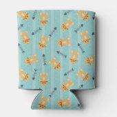 achtergrond met katten blikjeskoeler (Achterkant)