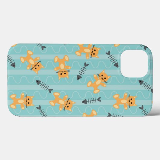 achtergrond met katten Case-Mate iPhone case (Achterkant (horizontaal))
