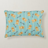 achtergrond met katten decoratief kussen (Voorkant)