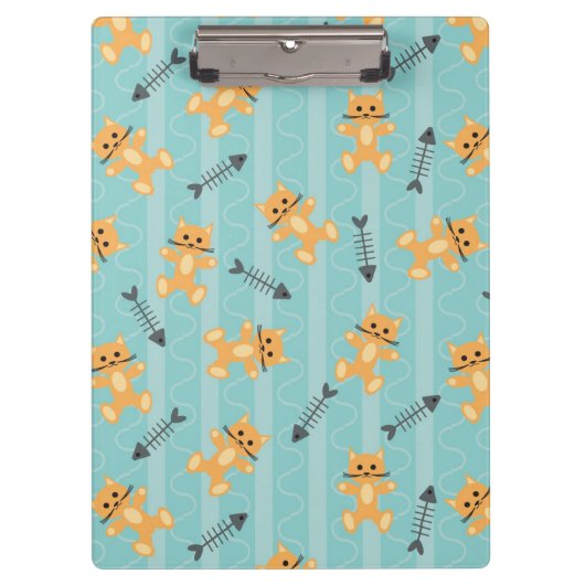 achtergrond met katten klembord (Voorkant)