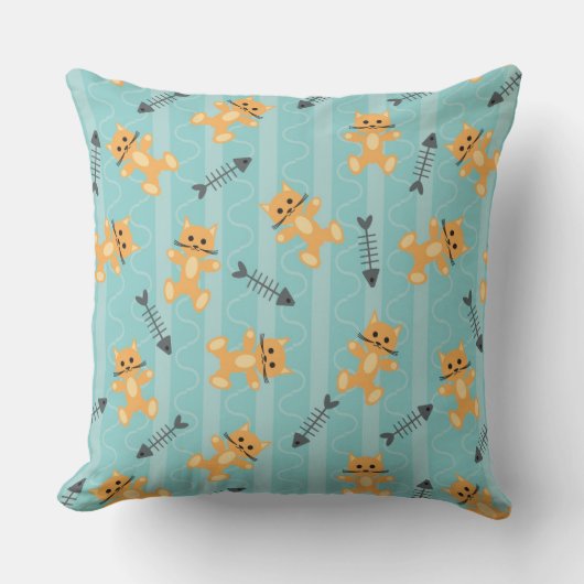 achtergrond met katten kussen (Voorkant)