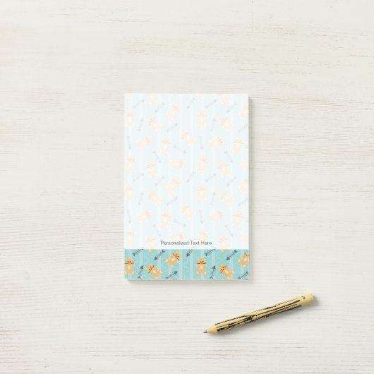 achtergrond met katten post-it® notes (Op bureau)