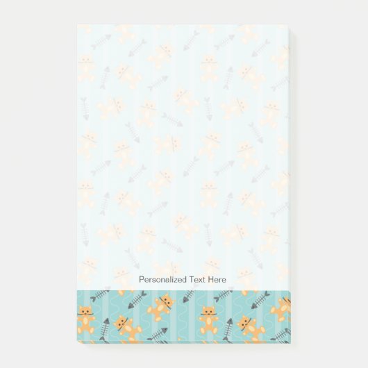 achtergrond met katten post-it® notes (Voorkant)