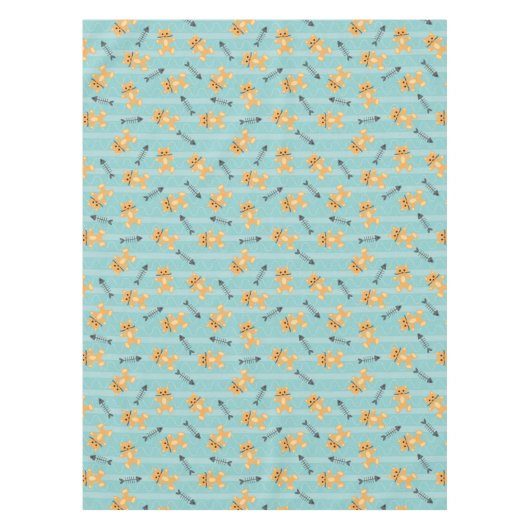 achtergrond met katten tafelkleed (Voorkant)